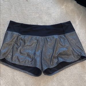 lululemon speed up 4” shorts size 8